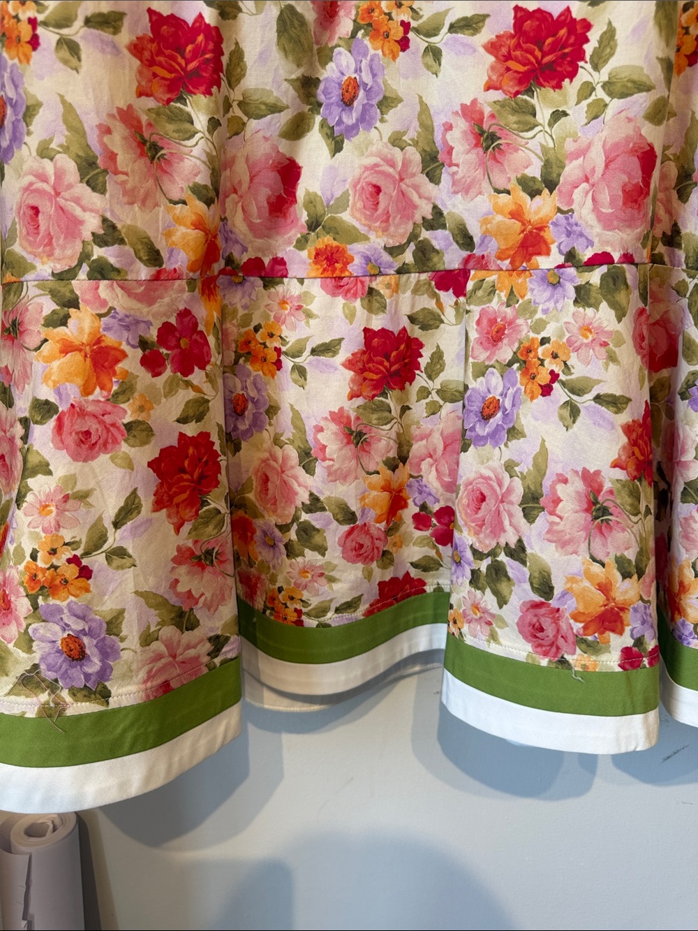 NWT ENTRO FLORAL DRESS LARGE - Picture 6 of 11